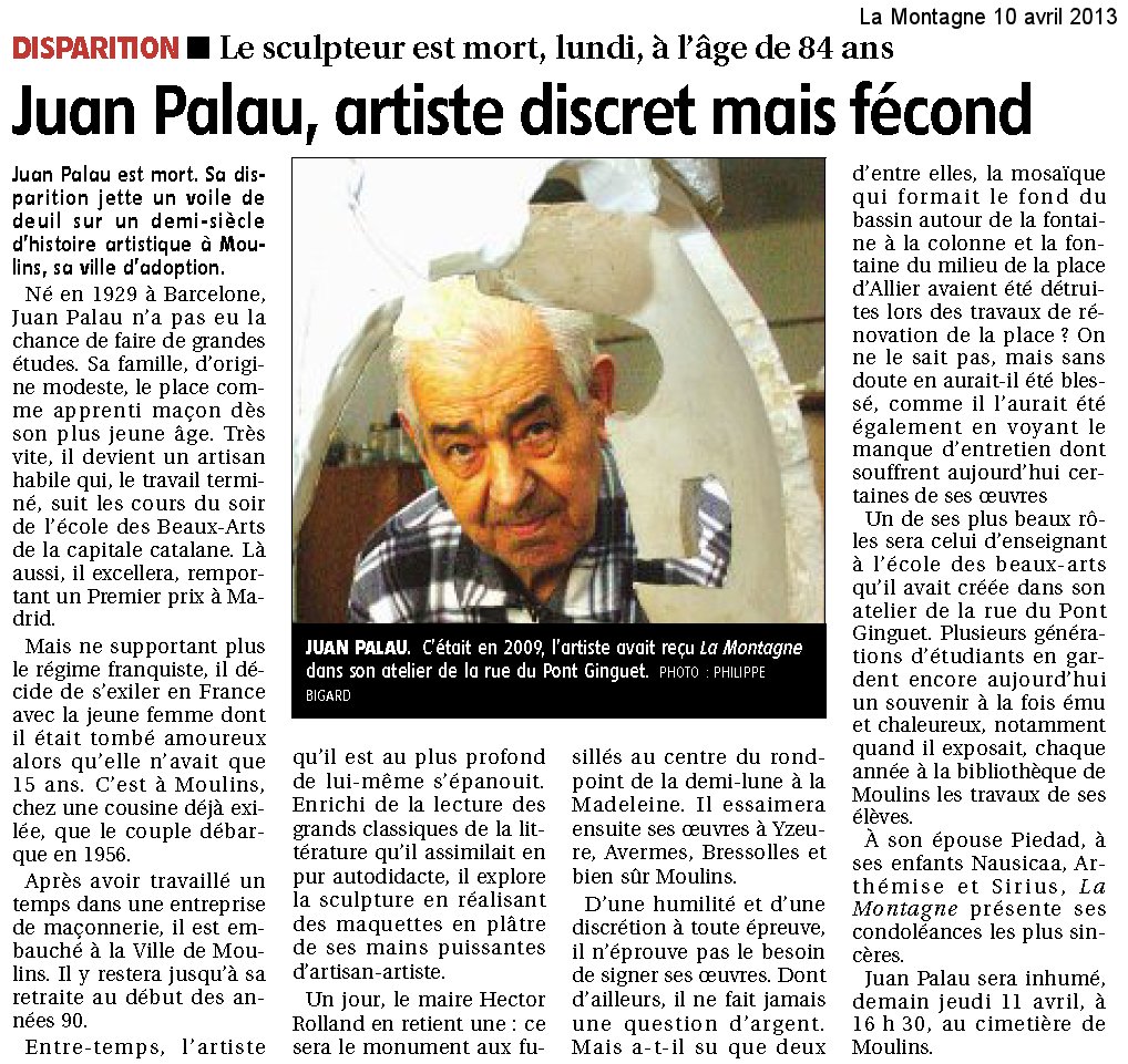 Mort de Juan Palau